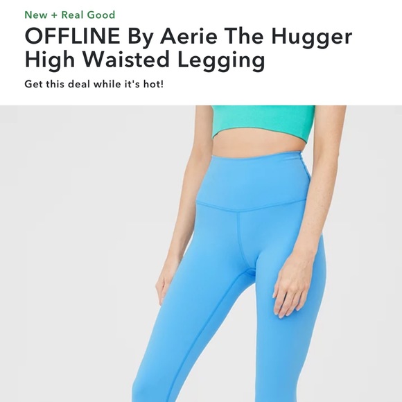 aerie Other - OFFLINE By Aerie The Hugger High Waisted Legging Blue